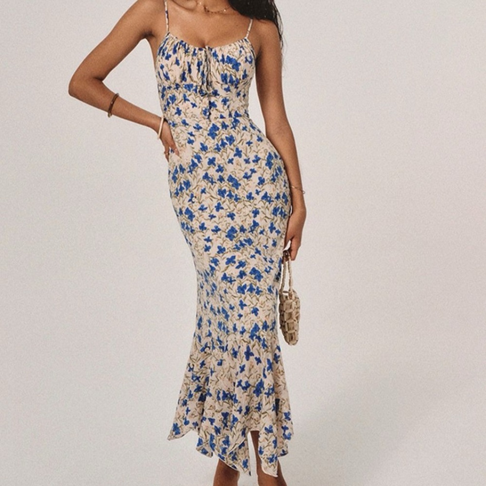 Floral Spaghetti Strap Dress
